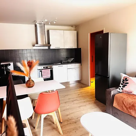 アパート Le Terracotta Lounge T2 Moderne A 2 Pas De La Gare ベルガルド・シュル・ヴァルスリーヌ